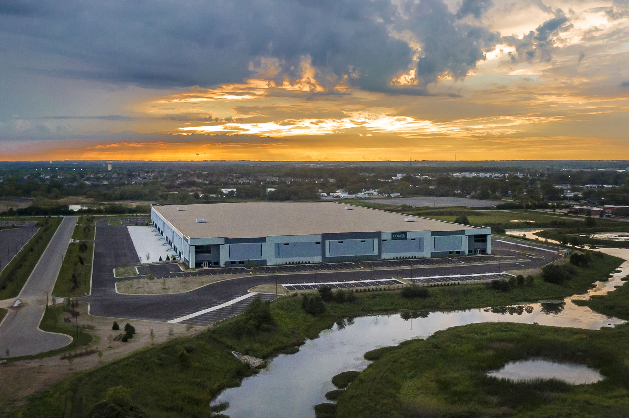 Exterior of Brewster Creek Commerce Center